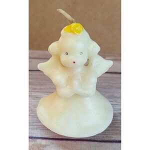 Vintage Gurley Candle 3" Praying Angel Christmas Decor A3